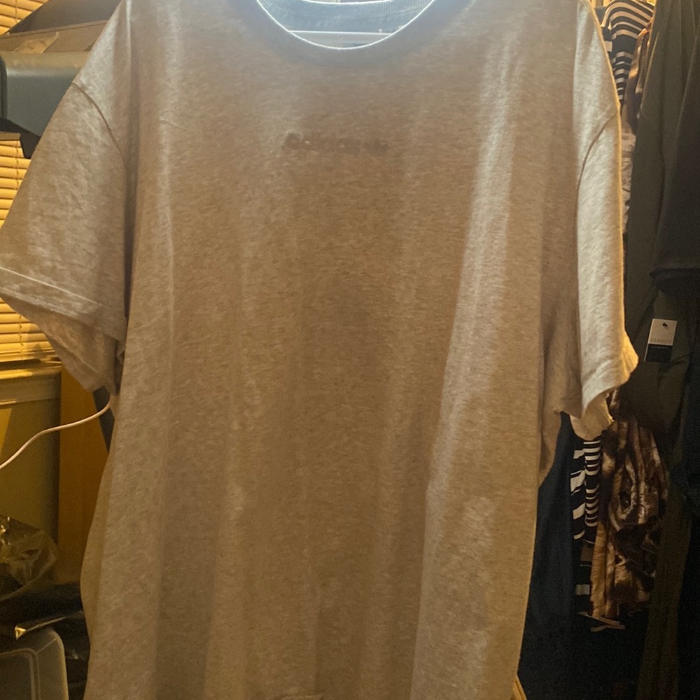 adidas Gray Short Sleeve Crew T-Shirt 4x